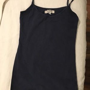 Extra Long Navy Tank